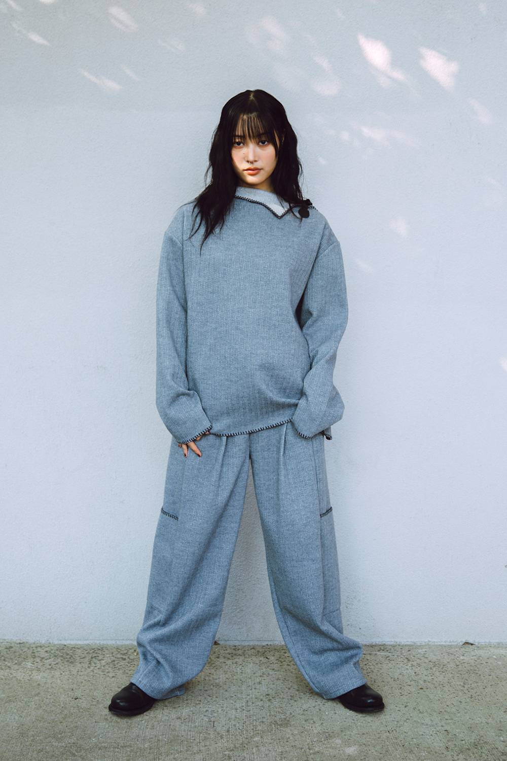 MELLOW KNIT PANTS / GRAY