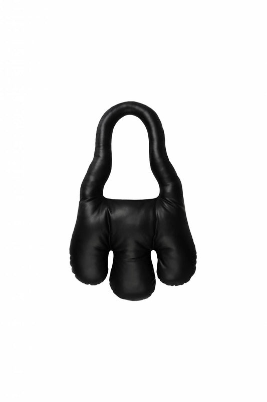 Hand Shoulder Bag (M) - black
