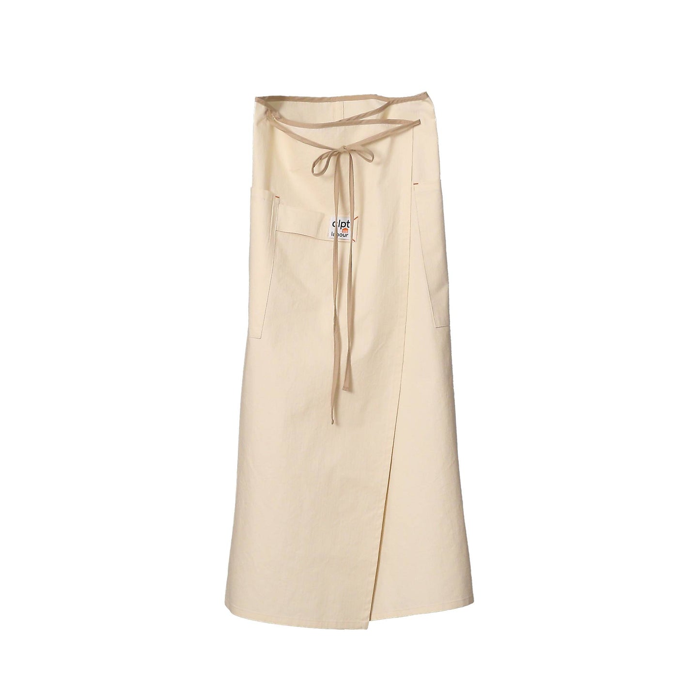 Half Apron L in Cream