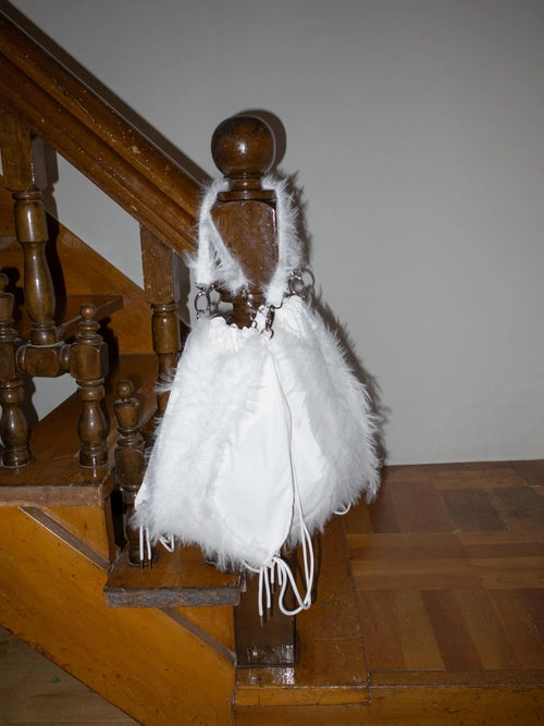 FLUFFY 3-WAY BAG (WHITE)