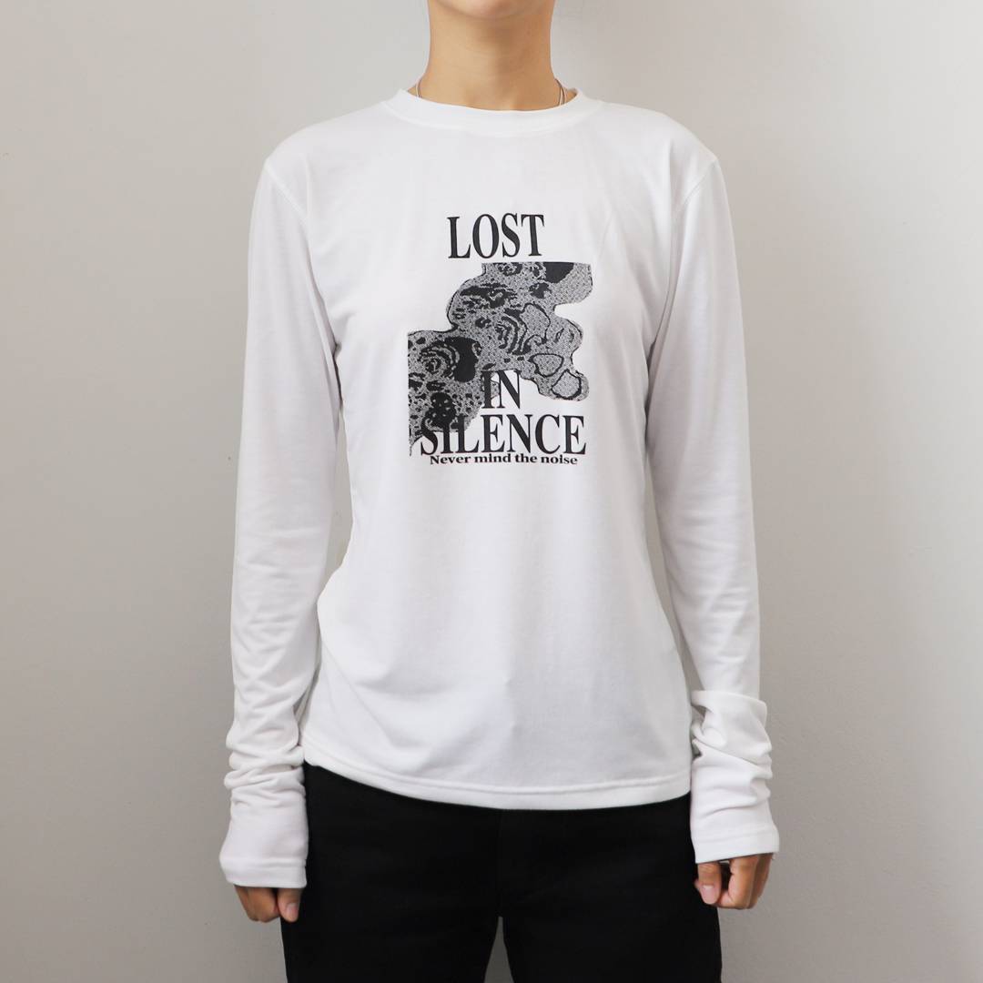 Lost in Silence long-sleeved (WHITE)