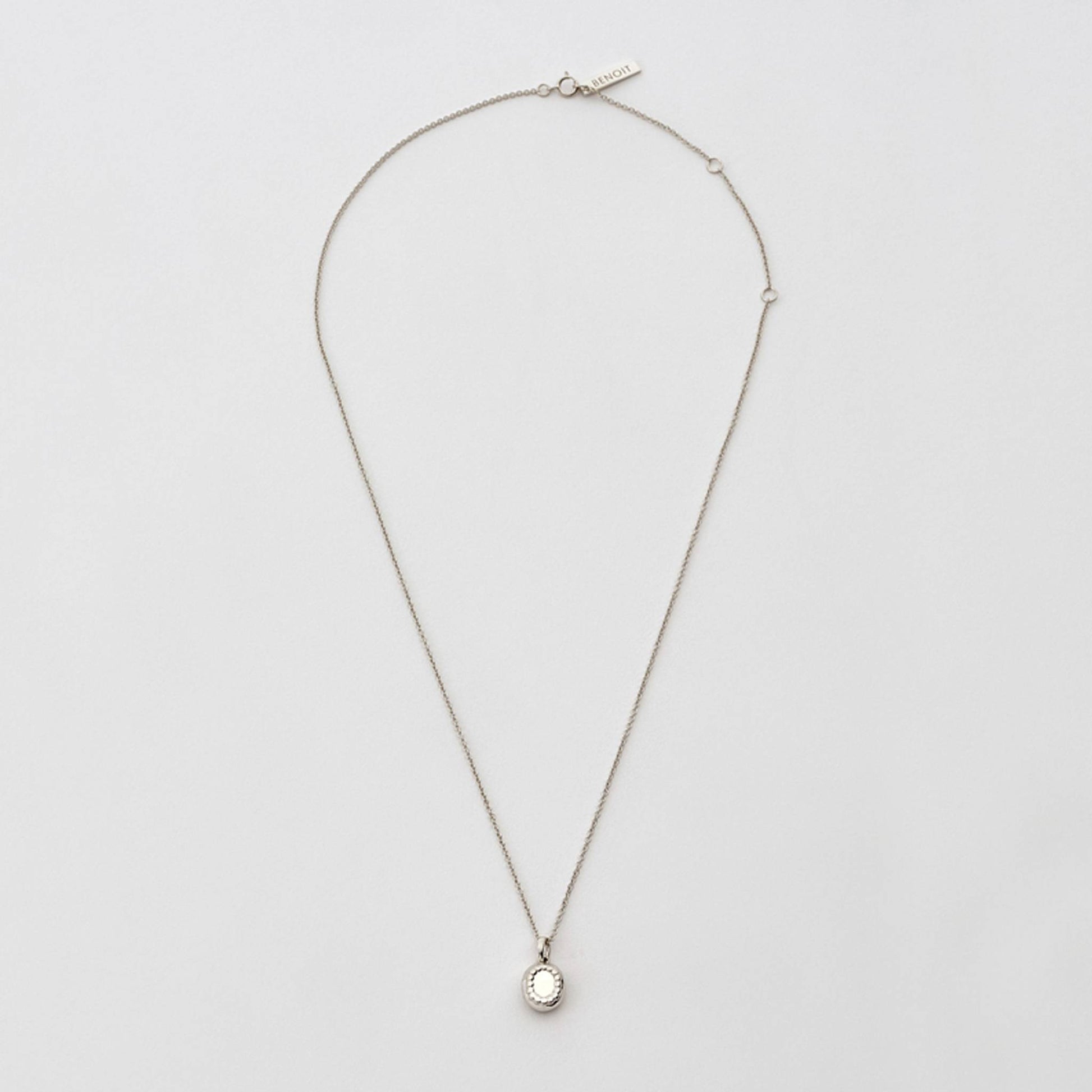 Oval Dot Pendant Silver - BENOIT 베누아 - CAVA LIFE