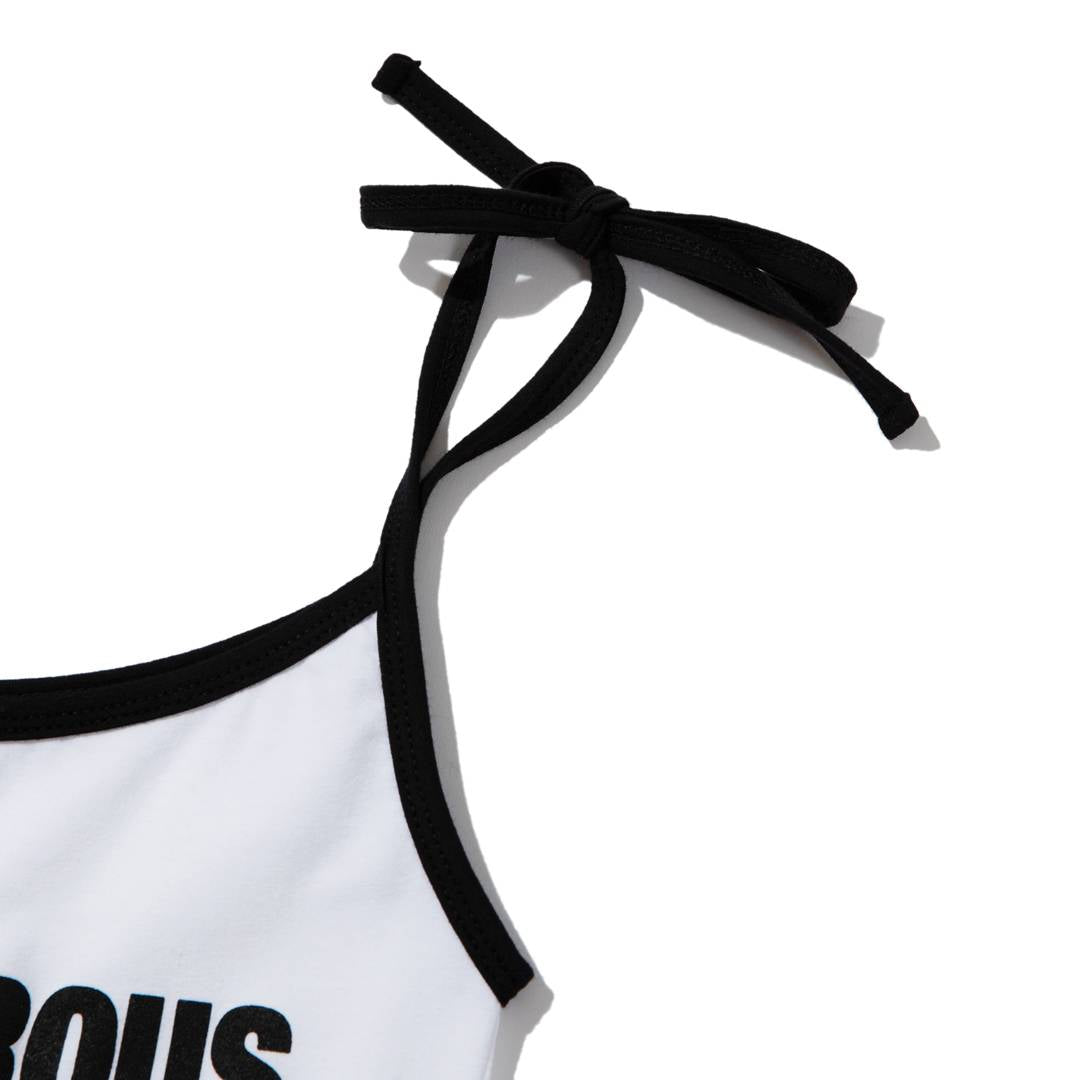 DANGEROUS CROP SLEEVELESS (WHITE)