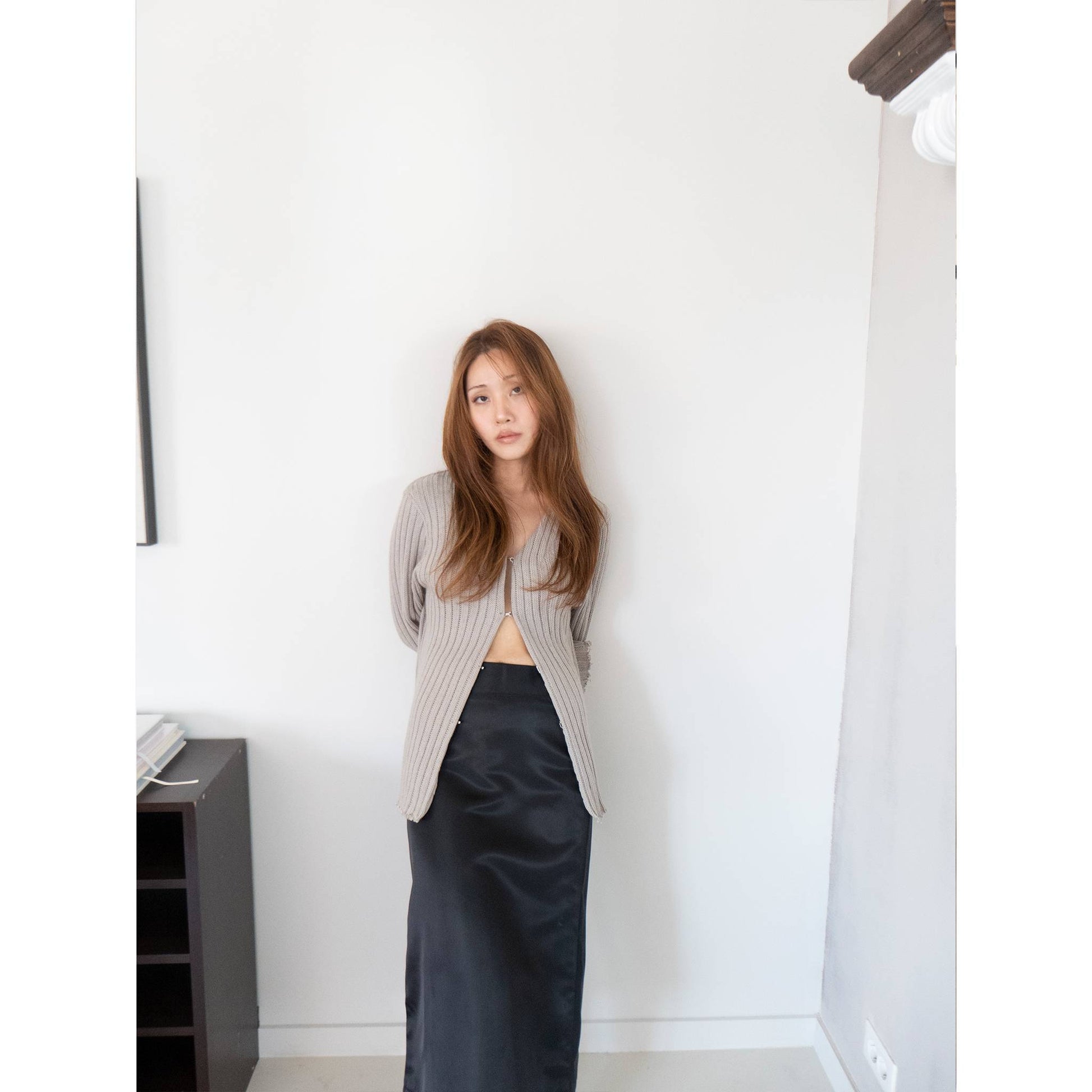 The Nylon Skirt - Black - PersonalLanguage 퍼스널랭귀지 - CAVA LIFE