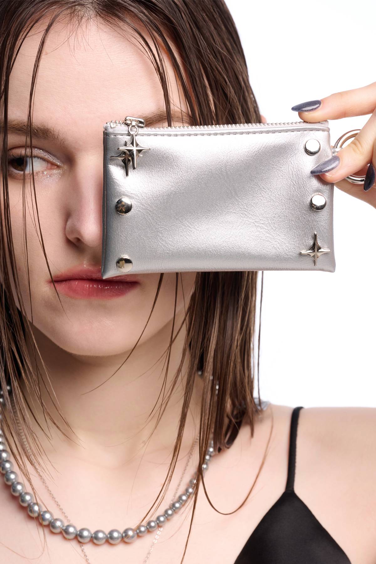 XND SYMBOL POUCH l SILVER - XANADU - CAVA LIFE