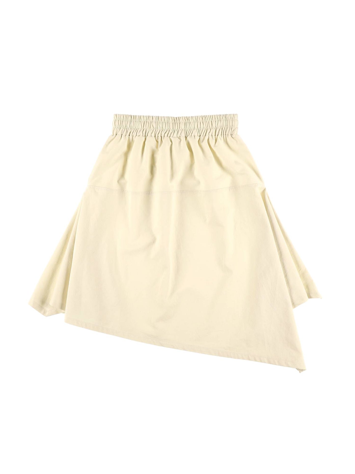 SQUARE YOKE SKIRT (LIGHT YELLOW)