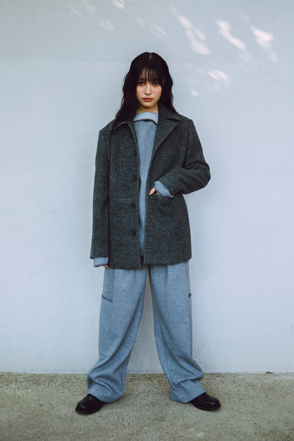 MELLOW KNIT PANTS / GRAY