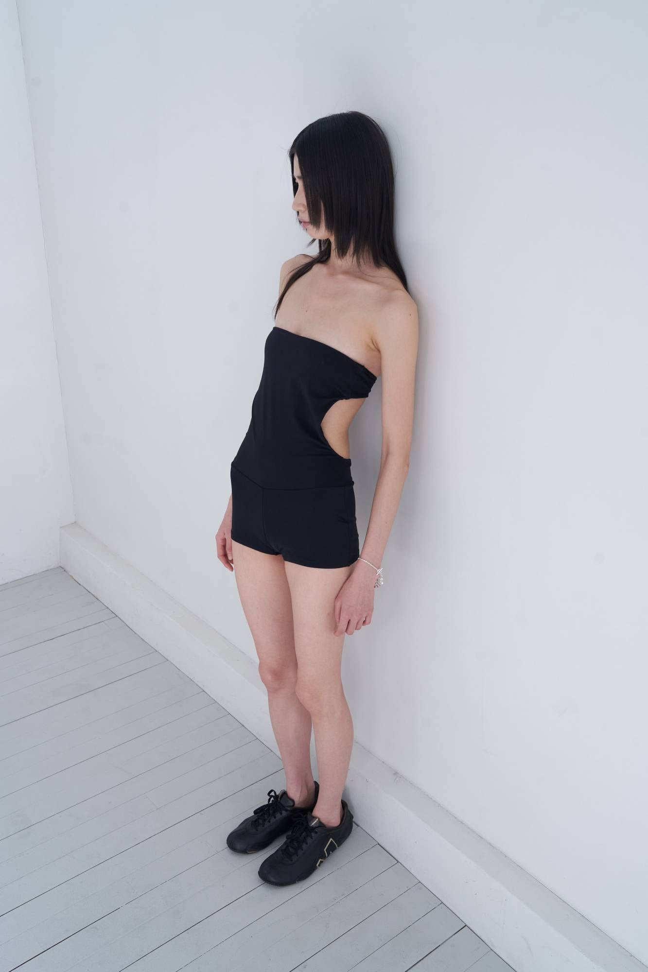 Mini Romper Swimsuit_Black - Dohyo 도효 - CAVA LIFE