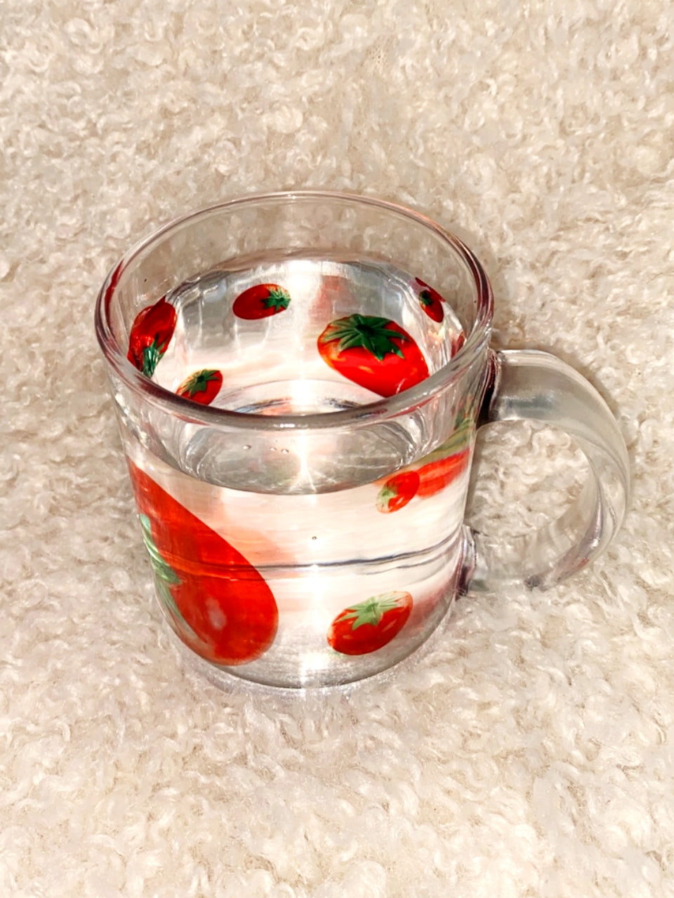 Toy tomato glass mug (gloss) - you like what 유라이크왓 - CAVA LIFE