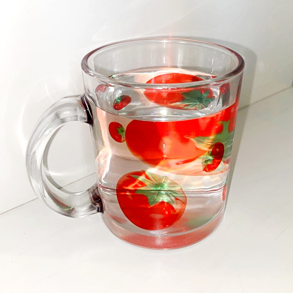 Toy tomato glass mug (gloss) - you like what 유라이크왓 - CAVA LIFE