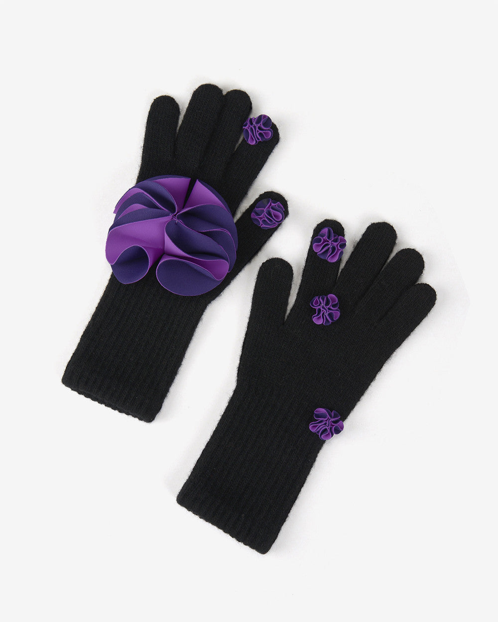 Guko Gloves in Purple - SUN WOO 선우 - CAVA LIFE