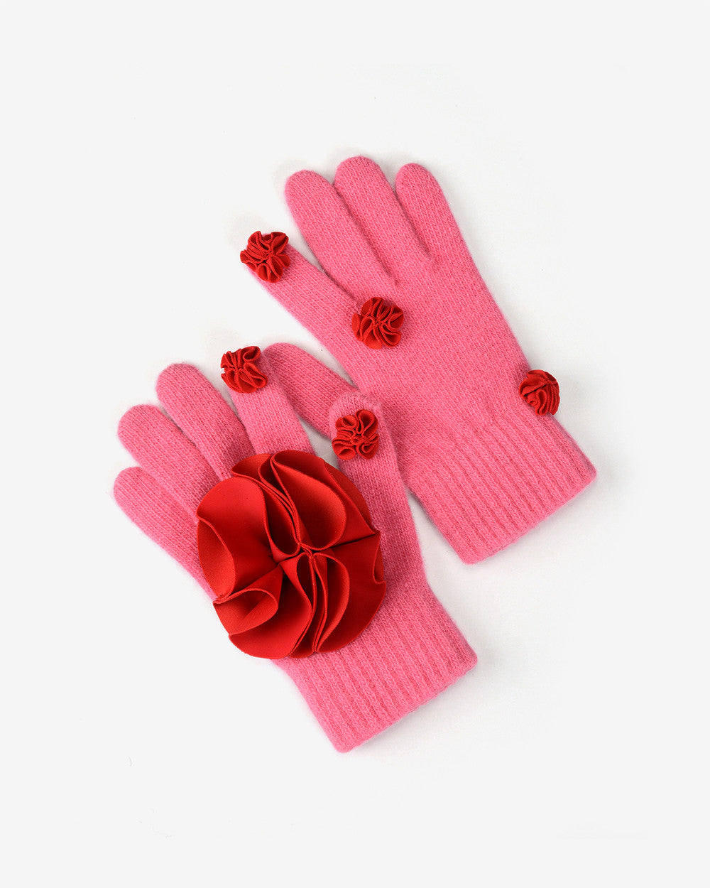 Guko Gloves in Pink - SUN WOO 선우 - CAVA LIFE