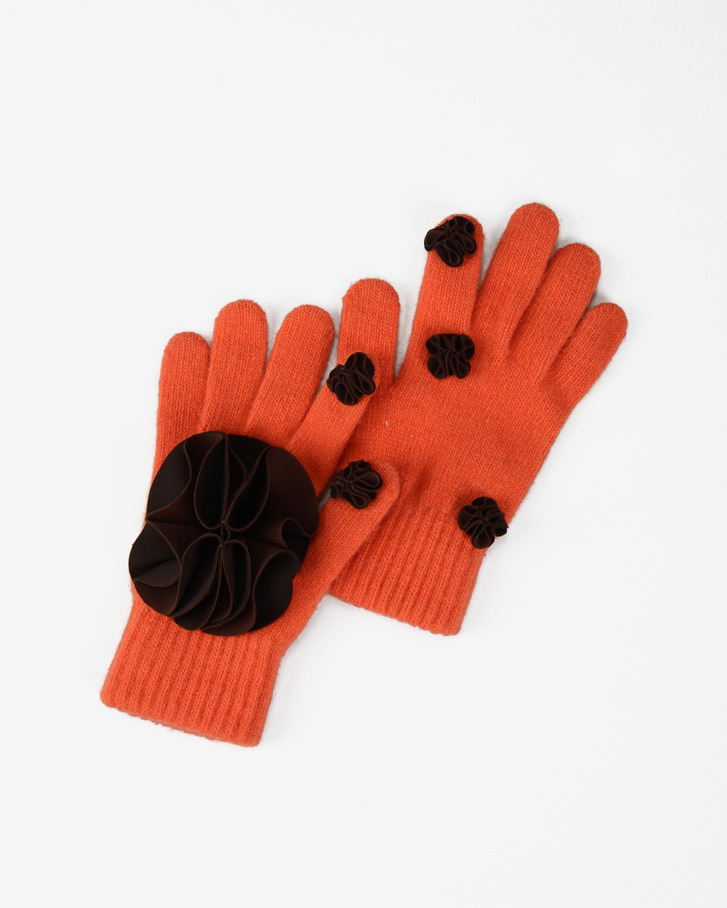 Guko Gloves in Orange - SUN WOO 선우 - CAVA LIFE