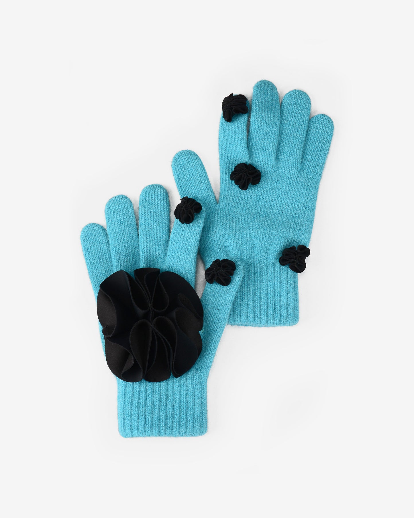 Guko Gloves in Cyan - SUN WOO 선우 - CAVA LIFE